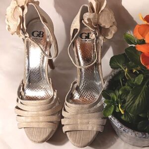 Gianni  Bini Fabric Platform Heels